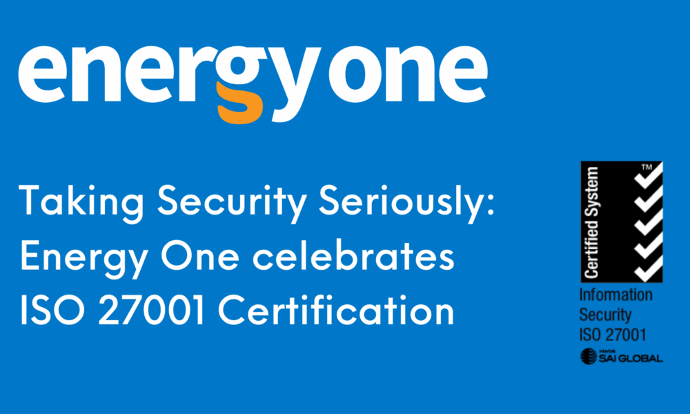 Enerfy One celebrates ISO 27001 certification